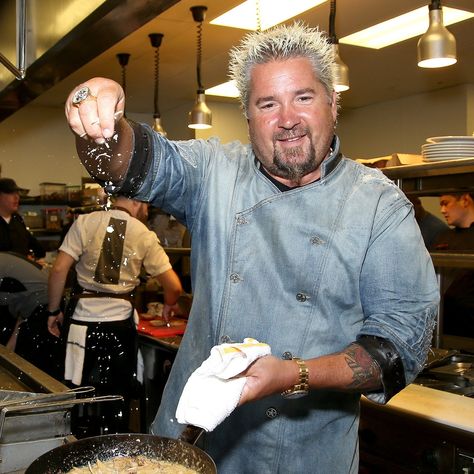 Guy Fieri's Guide For Hosting the Ultimate Super Bowl Party Guy Ferrari, Donkey Sauce, Wonton Recipe, Bobby Flay Recipes, Food Network Star, Tv Chefs, Alton Brown, Bobby Flay, Guy Fieri