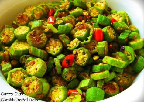 A classic Caribbean style curry okra... no better way to add flavor to a vegetarian meal. Okra Curry, Vegan Videos, Chicken Oven, Okra Recipe, Trini Food, Okra Recipes, Recipe Vegetarian, Vegetarian Curry, Video Recipes