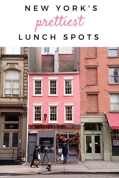 Going to New York? You must visit some of NYC's cutest restaurants and cafes for lunch or brunch! New York Cafe, New York Restaurants, New York Trip, Sister Trip, Voyage New York, Brunch Restaurants, York Travel, Birthday Trip, Lovely Places