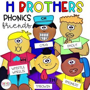 Digraphs phonics Activities phonics friends Digraph Brothers, Teaching Digraphs, H Brothers, Digraphs Activities, Digraph Words, English Phonics, Teaching Phonics, Engaging Lessons, Phonemic Awareness