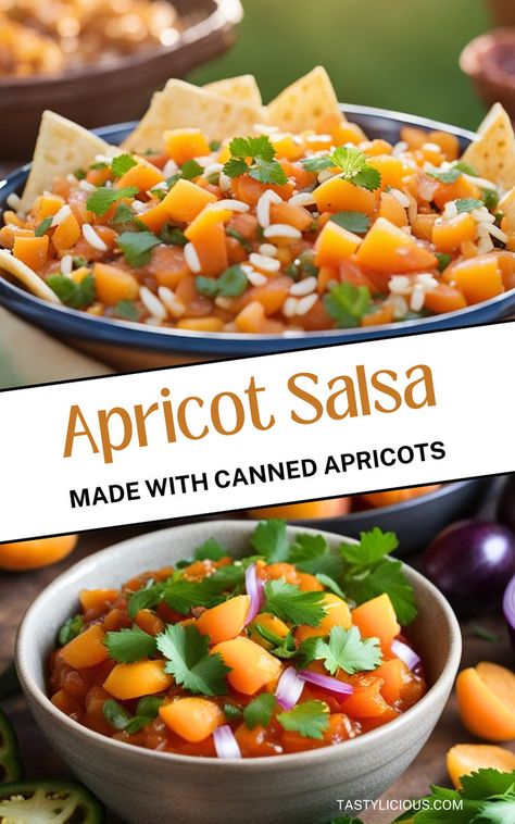 apricot salsa recipe with canned apricots apricot recipe ideas easy apricot recipe ideas salsa recipe ideas fall dinner recipe ideas low carb recipe ideas keto recipe ideas Apricot Salsa, Canned Apricots, Recipe Ideas Easy, Spicy Sauce Recipe, Creamy Sauce For Chicken, Easy Dipping Sauce, Easy Sauce Recipe, Dinner Recipe Ideas, Apricot Recipes