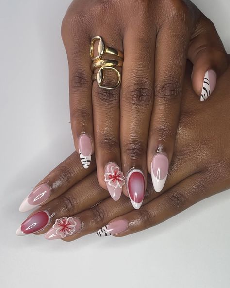 Vacation Nails 🦓🌸💅🏼 • I wanted to give a quick thank you to all of you who support my small business!🥰 I’m so so grateful to have friends come all the way from MD to get their nails done by me. Your encouragement means the world to me💘 • • gel-x • •inspo @thenailconnection @styledbyailani • • #vacaynails #gelx #gelxnails #nailart #naildesign #nailaddict #nailinspo #zebra #zebraprint #zebranails #zebraprintnails #summervibes #summernails #flowerpower #flowerchild #flowernails #3d #3dart #3d... 3d Gel X Nails, 3d Gel Nails, Zebra Print Nails, Zebra Nails, Vacation Nails, Nails Done, So Grateful, Flower Nails, Flower Child