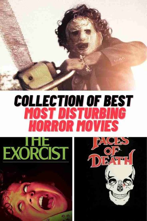 Most Disturbing Horror Movies #HorrorMovies #DisturbingHorrorMovies #HalloweenMovies #ScaryMovies #Horror #HorrorGenre Scariest Horror Movies List, Scary Movies To Watch On Netflix Horror, Disturbing Horror Movies, Horror Movies 2023, Disturbing Horror, Unit 731, Scary Movies To Watch, Halloween Movies List, Horror Movies List