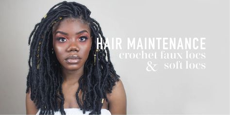 Learn how to maintain your soft locs and crochet faux locs install. We cover washing, frizz reduction, night routine and how to refresh your locs. Faux Locs Install, Soft Locs Crochet, Hair Recipes, Silk Hair Bonnets, Crochet Faux Locs, Faux Locks, Soft Locs, Locs Crochet, Mini Twists