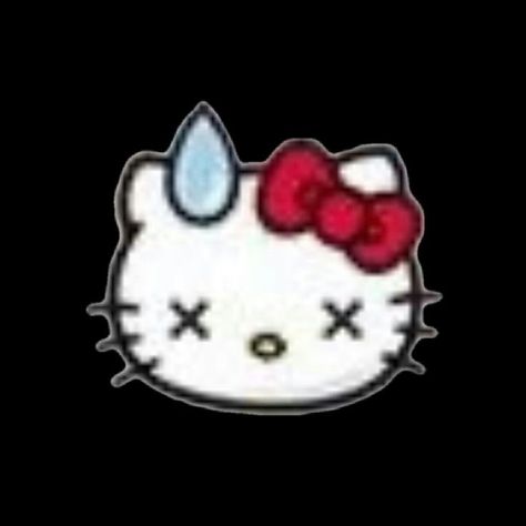 Vampire Hello Kitty Pfp, Emo Hello Kitty Pfp, Vampire Hello Kitty, Emo Widgets, Hello Kitty Dark, Emo Hello Kitty, Blingee Emo, Emo Icons, Cat App