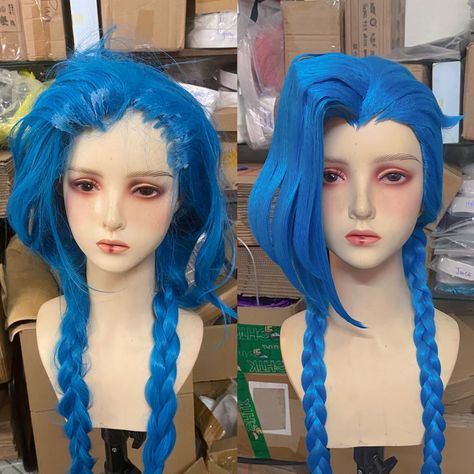 Cosplay Wig Tutorial, 2024 Hair Trends For Women, 2024 Hair Trends, Halloween Costume Design, Jinx Cosplay, Best Hairstyles For Women, Balayage Hair Dark, Cosplay Hair, The Best Hairstyles