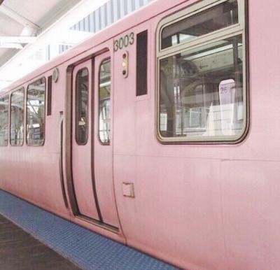 Moon Gemini, Pink Train, Gemini Moon, Pisces Sun, Tout Rose, Gemini Rising, Pink Inspiration, Travel Things, Subway Train