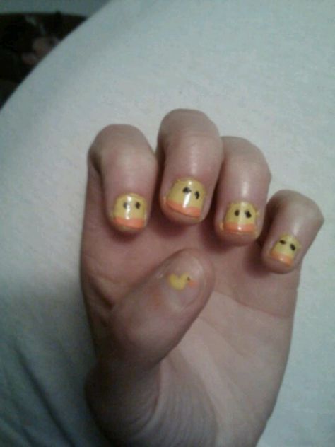 My duck nails! Pretty decent for always sucking at painting my nails! Lol Painting My Nails, Nails Pretty, Duck Nails, My Nails, Nail Ideas, Lips, Collage, Nails, Pins