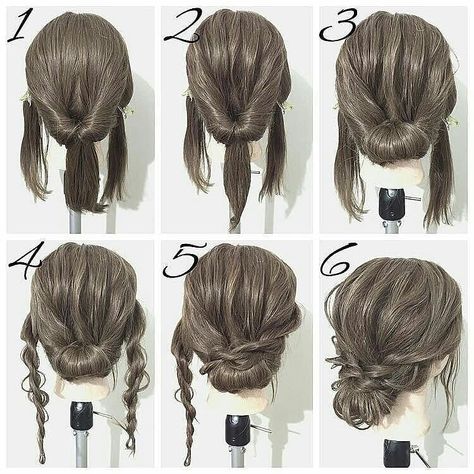 1,2,3,4,5,6 or 7? ❤️👸 - Follow us @hair.hd for more 👸 - Credits @emilyrosehannon 👸 Chignon Simple, Sanggul Modern, Hairstyles Hoco, Hairstyles For Medium Length Hair Easy, Medium Short Hair, Fishtail Braid, Homecoming Hair Down, Peinados Fáciles Para Cabello Corto, Braided Hairstyles For Wedding