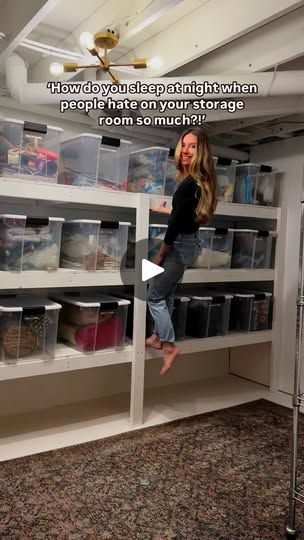 Basement Storage Closet, Storage Room Ideas, Basement Storage Ideas, Storage Room Organization, Basement Storage, Inspire Me Home Decor, Basement Renovations, Studio Ideas, She Shed