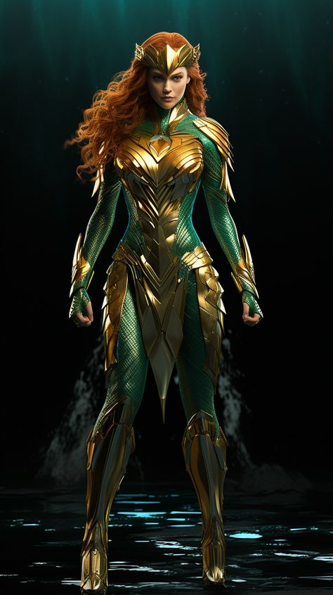 Female Superhero Costumes Design, Female Superhero Costumes, Aquaman Comic, Superhero Costumes Female, Dc Costumes, Marvel Heroines, Female Superhero, Marvel Characters Art, Super Hero Outfits