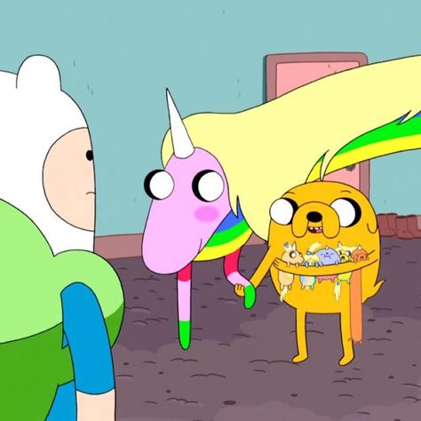 Jake The Dog And Lady Rainicorn, Jake And Lady Rainicorn Matching Icons, Jake And Rainicorn, Jake And Lady Rainicorn, Lady Rainicorn, Jake Adventure Time, Jake The Dog, Finn Jake, Cartoon Network Shows