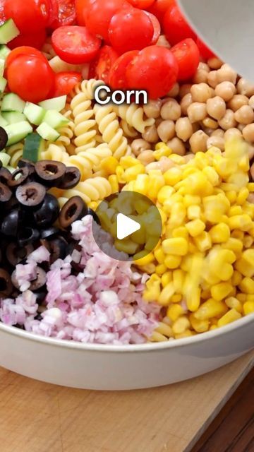 Nico Pallotta on Instagram: "Try this Quick Pasta Salad: https://theplantbasedschool.com/chickpea-pasta-salad/

This chickpea pasta salad recipe is Mediterranean-inspired, fresh, colorful, crunchy, and a little zesty, thanks to our tasty mustard dressing.

It’s excellent for meal prep, potlucks, and picnics, and it can be served as a quick lunch or a healthy dinner. 

The recipe is perfect for spring, summer, and early autumn. It’s versatile, tasty, and packed with vitamins, antioxidants, and plant-based protein from wholesome ingredients.

INGREDIENTS:
FOR THE SALAD
½ pound (230 grams) pasta rotini, fusilli, penne, farfalle
1 can (15 oz) (230 grams) chickpeas or 1½ cups of cooked chickpeas (drained)
1½ cups (250 grams) cherry tomatoes
1½ cups (200 grams) cucumber
½ cup (50 grams) olives
⅓ Penne Pasta Salad Recipes, Chic Pea Salad, Pasta Salad With Chickpeas, Penne Pasta Salad, Chickpea Pasta Salad, Penne Pasta Salads, Quick Pasta Salad, Roasted Garbanzo Beans, Cooked Chickpeas