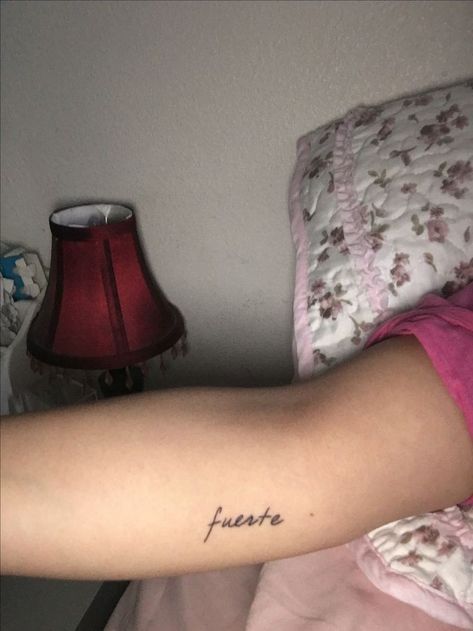 Spanish Tattoo Quotes, Tattoos Spanish, Tattoo Spanish, Spanish Tattoos, Forearm Tattoo Quotes, Good Tattoo Quotes, Party Tattoos, Women Tattoos, Word Tattoos