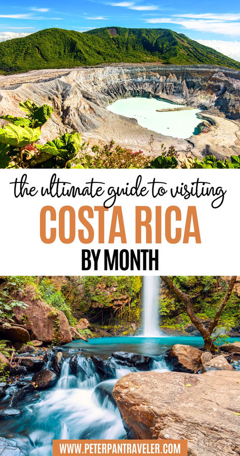 The Ultimate Guide to Visiting Costa Rica By Month Costa Rica With Kids Family Travel, 5 Days In Costa Rica, Best Places To Visit In Costa Rica, Travel To Costa Rica, Visiting Costa Rica, Costa Rico, Cost Rica, Arenal Costa Rica, Costa Rica Travel Guide