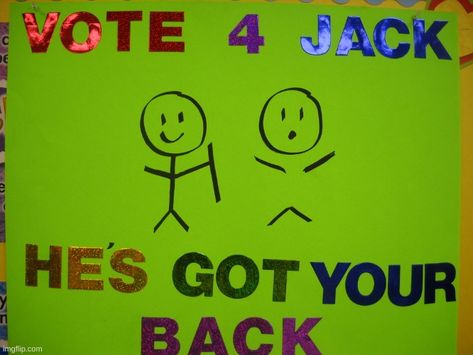 Jacks student council poster be like: Middle School Posters, Rose Of Lima, St Rose Of Lima, Student Council, Catholic School, School Posters, Got Your Back, Meme Template, Your Back