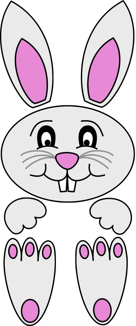 Craft Ideas For Beginners, Free Printable Clip Art, Aesthetic Craft, Easter Bunny Colouring, Free Aesthetic, Easter Items, Bunny Drawing, Easter Colouring, Easter Projects