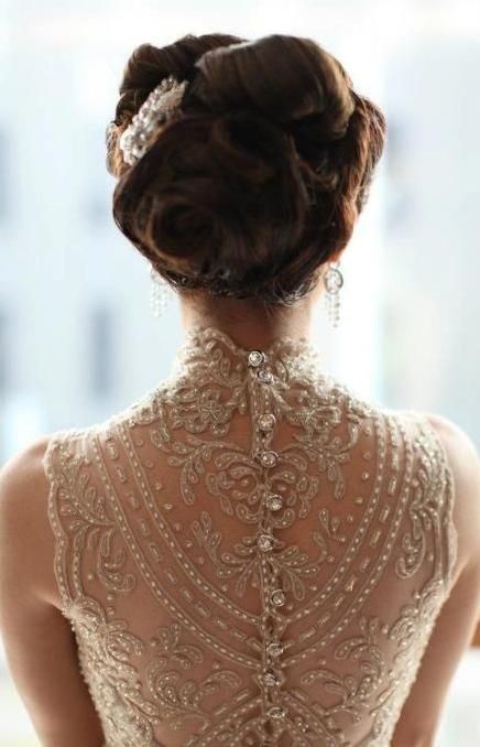 All about the Back: Wedding Dress Details Back Wedding Dress, Backless Wedding, Lace Wedding Dress, Wedding Dresses Vintage, Dress Wedding, Vintage Tea, Fesyen Wanita, Gatsby, Vintage Stil