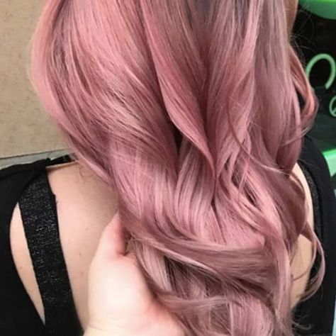 Rose Gold Hair Color Ideas, Gold Hair Color Ideas, Dusty Rose Hair, Fox Hair Dye, Rose Gold Hair Color, Gold Hair Color, Mermaid Hair Color, Gold Hair Colors, Silver Blonde Hair