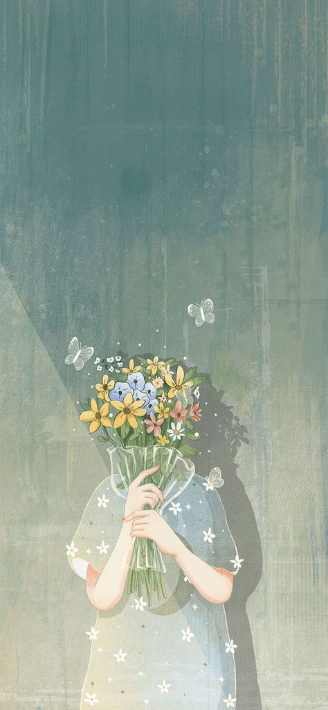 Yuumei Art, Illustration Art Girl, Art Wallpaper Iphone, Wallpaper Art, Dessin Adorable, Phone Wallpaper Images, Minimalist Wallpaper, Aesthetic Pastel Wallpaper