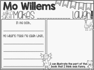 10 FREE Elephant & Piggie Activities - The CheekyCherubs Mo Willems Activity, Mo Willems Author Study, Mo Williams, Piggie And Elephant, Author Study, First Grade Writing, Mo Willems, Elementary Library, Author Studies