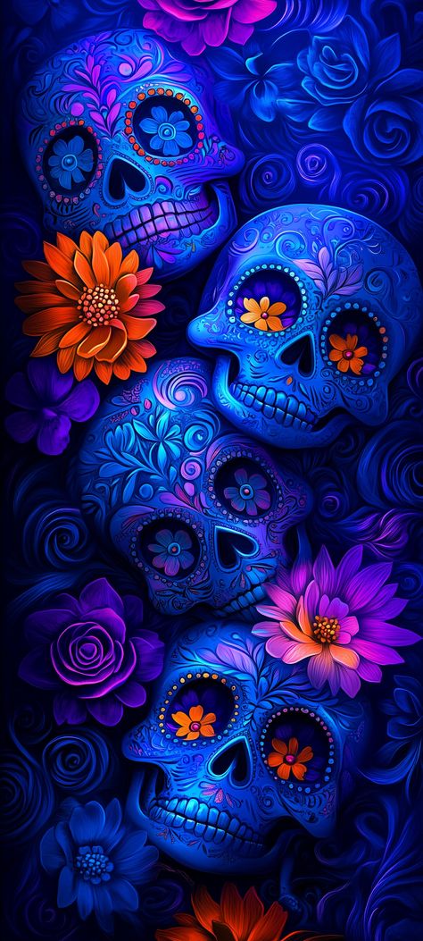 Skull Butterfly Tattoo, Halloween Desktop Wallpaper, Sugar Skull Artwork, Skull Butterfly, Mandala Wallpaper, Halloween Wallpapers, Desktop Design, Desktop Wallpaper Art, Sunflower Wallpaper