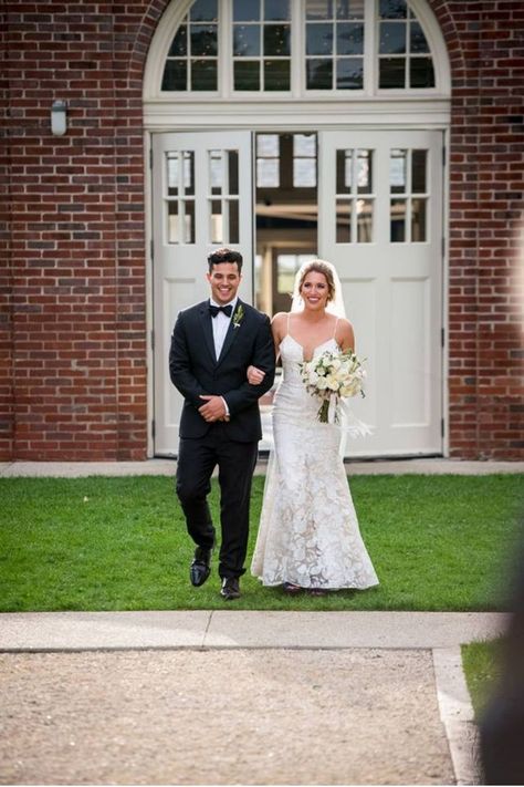 Brother walks sister down the aisle during an outdoor ceremony at a luxury Italian inspired Chicago North Shore wedding. Brother Walking Sister Down Aisle, Tuscan Inspired, Garden Weddings, North Shore, Outdoor Ceremony, Destination Weddings, Chicago, Design, Garden Wedding