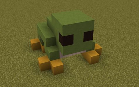 Frog Construction Minecraft, Minecraft Statues, Minecraft Decoration, Frog Frog, Minecraft Interior Design, Frog Statues, Cool Minecraft Creations, Cute Minecraft Houses, Minecraft Furniture