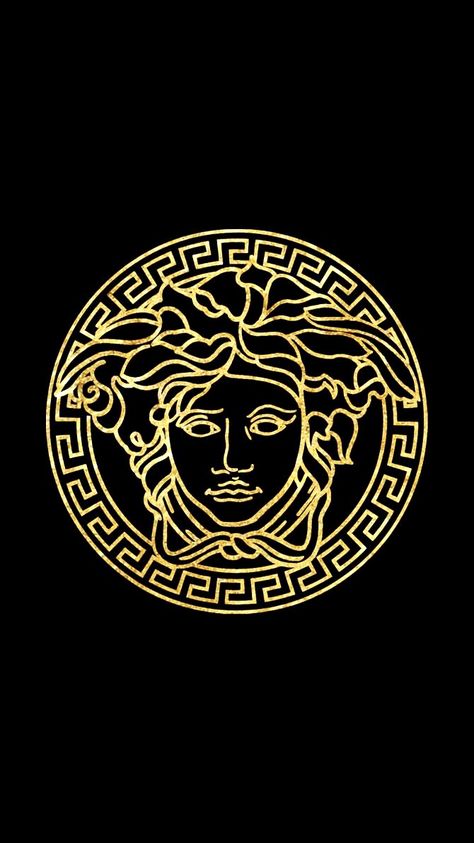 Wallpaper Black And Gold, Versace Wallpaper, Versace Logo, Wallpaper Images, Free Hd Wallpapers, Hd Wallpapers, Versace, Wallpapers