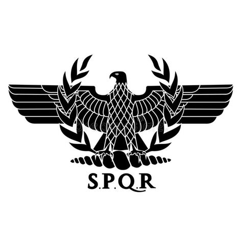 Roman eagle logo vector illustration vector illustration Roman Eagle Tattoo, As Roma Wallpapers, Spqr Tattoo, Thunderbird Tattoo, Roman Eagle, Sailing Logo, Imperial Eagle, Spartan Tattoo, Listen Carefully