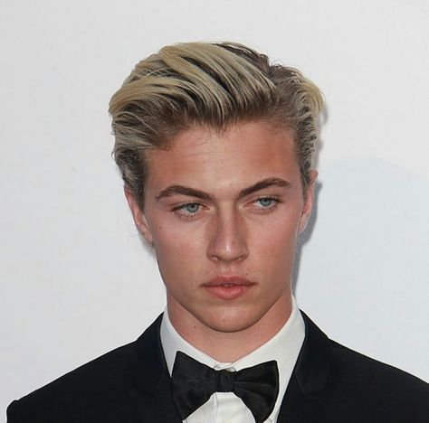 Lucky B Smith, The Blood We Crave, B Smith, Lucky Blue Smith, High Fashion Men, Barbie Wardrobe, Lucky Blue, Gray Eyes, Blonde Guys