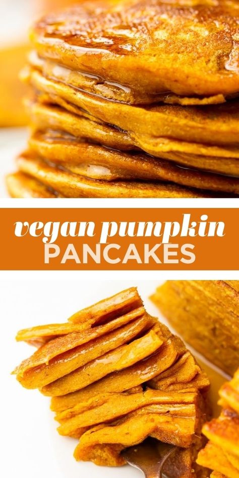 Pumpkin Chocolate Chip Pancakes, Vegan Pumpkin Pancakes, Pumpkin Pancakes Easy, Pumpkin Recipes Dinner, Pumpkin Pancake Recipe, Vegan Pumpkin Recipes, Pumpkin Recipes Healthy, Pancake Recipe Easy, Chocolate Chip Pancakes