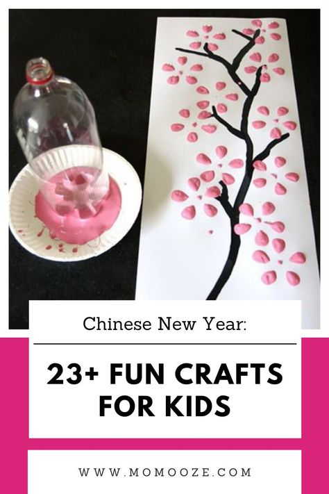 Flower Wall Decor Ideas, New Year Crafts For Kids, Chinese New Year Kids, New Lunar Year, News Years Crafts For Kids, New Year Crafts, Chinese New Year Crafts For Kids, Chinese Arts And Crafts, Theme Carnaval