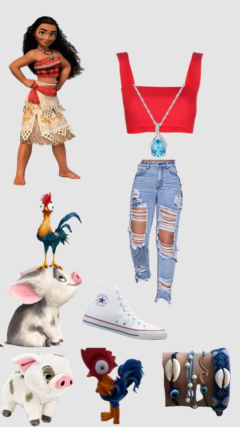 Moana Inspired Outfits, Moana Clothes, Moana Outfit, Outer Banks Outfits, Clothes Beach, Cute Country Outfits, Cute N Country, Themed Outfits, Halloween Disfraces