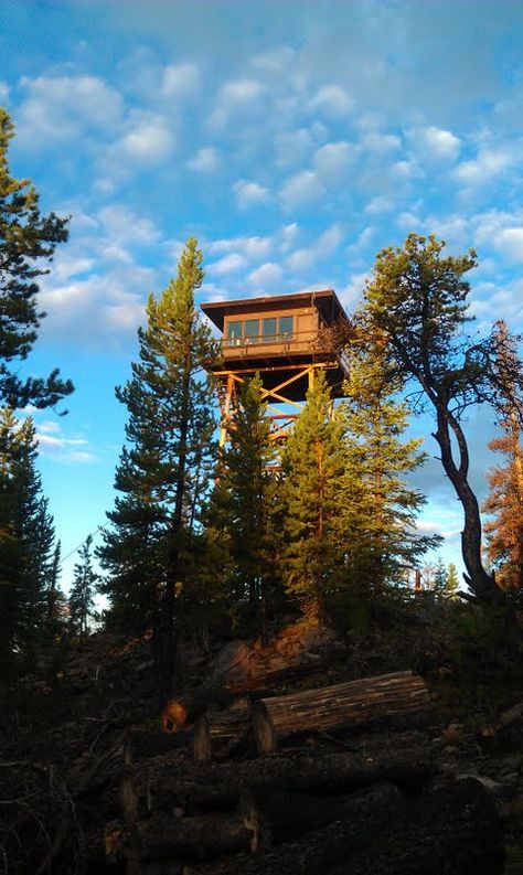 Tower Cabin, Fire Tower Cabin, Fire Tower House, Firewatch Tower, Fire Lookout Tower, Watching Tower Architecture, Fire Watch, Fire Lookout, Fire Tower