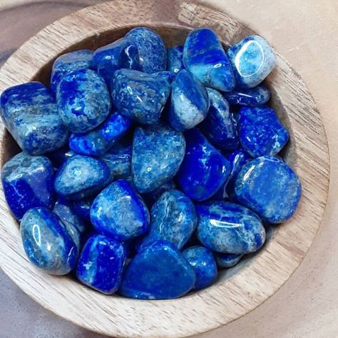 This Listing is for one ounce of lapis lazuli tumbles of size 10mm-20mm. At least 4-8 tumbles will be sent on order. Please Refer to the last pic to see sample lot of one ounce grams of blue lapis lazuli chips. #lapislazul #tumble #stone #crystalhome #clearcrystal #crystalhealing #crystal #crystals #crystaldecor #crystalstone #crystalshop Crystal Chakra, Chakra Healing Crystals, Crystals Healing, Crystal Therapy, Blue Lapis Lazuli, Lapis Lazuli Stone, Crystals In The Home, Chakra Balancing, Mineral Stone