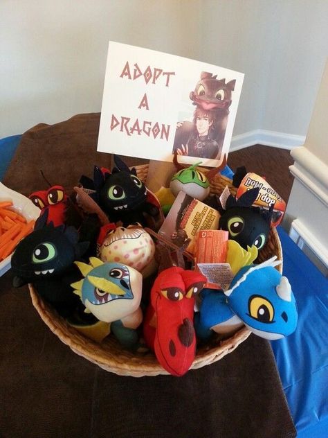 Adopt A Dragon Party Favor, How To Train Your Dragon Party Favors, How To Train Your Dragon Birthday Party Ideas, How To Train A Dragon Birthday Party, Toothless Birthday Party Ideas, How To Train Your Dragon Birthday, Unicorn And Dragon Birthday Party, Dragon Birthday Party Ideas, Dragons Birthday Party