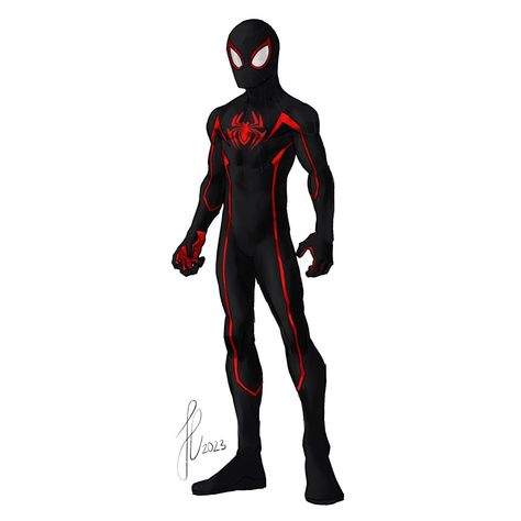 Jorik Halb on Instagram: “Wasn’t entirely happy with that miles morales redesign so I drew him again. What do you wanna see next? Comment!! #milesmorales…” Miles Morales Redesign, Miles Morales Suit, Miles Morales Costume, Costume Spiderman, Web Shooters, Spiderman Comic Art, Marvel Concept Art, Superhero Designs, Spiderman Miles