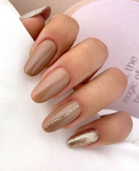 Looking for chic beige nails inspiration? You’ll love this list of beige nails with design ideas for any season including beige nails with glitter, acrylic nails with rhinestones, nude beige nails, classy almond nails, short natural nails, beige coffin nails, and more. Get an elegant and modern aesthetic with these stunning nails! Black And Beige Nails Short, Beige French Manicure, Cream Nails Designs Classy, Classy Nude Nails 2024, Gold And Beige Nails, Classy Nude Nail Designs 2024, Beige Nails Design Classy, Simple Beige Nails, Beige Nails With Glitter