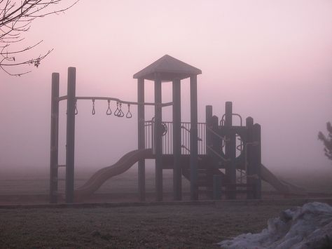 foggy playground Roblox Showcase, Playground Aesthetic, Showcase Ideas, Underworld Office, Mikaela Hyakuya, Where Is My Mind, Horror Themes, Weird Dreams, I Meet You