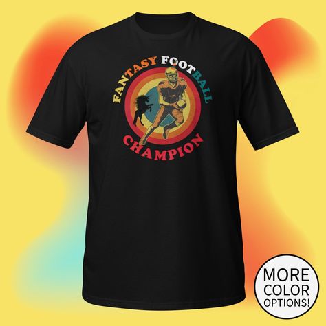 Fantasy Football Champion Unisex Shirt - Celebration Design  - Football Fan Tee Fantasy Football Champion, Celebration Design, Fantasy Football, Design T Shirt, Football Fans, Sport T Shirt, Haiti, Shirt Price, Unisex Shirt