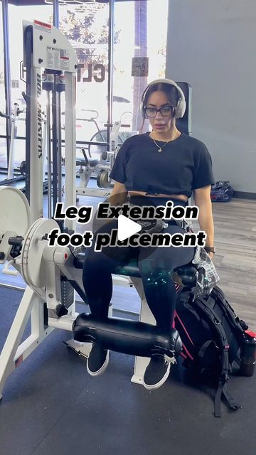 Monica, Fitness | Workouts | Gym Tips on Instagram: "Leg extensions are a great exercise to target the legs. Where you place your feet will emphasize what part of your quads you are hitting. 

Here are the different variations to get the most out of your leg extension and maximize your results.

Ultimately, listen to your body. If something doesn’t feel right or uncomfortable, don’t do it." Cable Machine Workout, Workouts Gym, Leg Extension, Gym Tips, Leg Extensions, Gym Workouts, Do It, Target, Cable