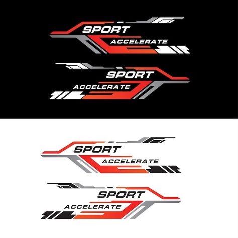 Sport racing stripes car stickers vinyl ... | Premium Vector #Freepik #vector #car #transportation #background #black Racing Stripes, Background Black, Car Stickers, Free Movies, Movies Online, Premium Vector, Transportation, Vinyl Decals, Vinyl Sticker