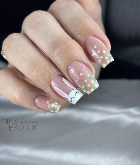 45+ Super Cute Easter Nails 2023 - ♡ July Blossom ♡ Easter Acrylic Nails, Easter Nail Ideas, Easter Nail Art Designs, April Nails, Pastel Nails Designs, Easter Nail, Easter Nail Designs, Bunny Nails, Easter Nail Art