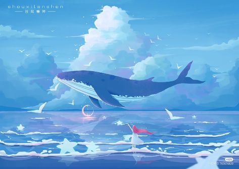 Whale In The Sky, Whale Illustration, Soft Wallpaper, Aesthetic Photography Nature, Fantasy Aesthetic, Cute Backgrounds, Computer Wallpaper, Laptop Wallpaper, Cute Wallpaper Backgrounds