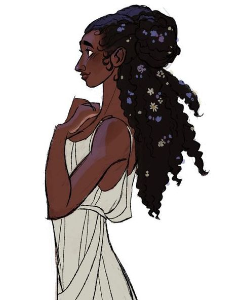 Abi!!! on Instagram: "Doodle time!!!! This time featuring some art of the summer that I forgot to upload, ft. Persephone, Athena, Artemis, some redraws of art from I think 2012, Rya Eldenring and Volo and Ingo!!! - - - #fanart #illustration #characterdesign" Black Persephone Art, Athena Character Design, Persephone Design, Athena Fanart, Artemis Fanart, Persephone Fanart, Ingo Fanart, Athena Design, Black Character Design