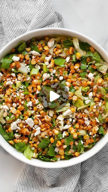 Chopped Salad, Chili Powder, Sheet Pan, Corn, Summer Recipes, Feta, Chili, Salad Recipes, Grilling