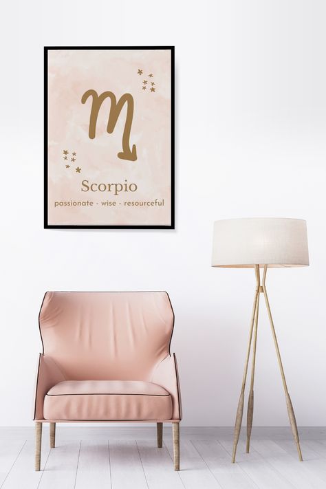 Apartment Boho, Scorpio Astrology, Astrology Aesthetic, Boho Apartment, Scorpio Star Sign, Scorpio Star, Earth Tone Color Palette, Walls Ideas, Walls Decor