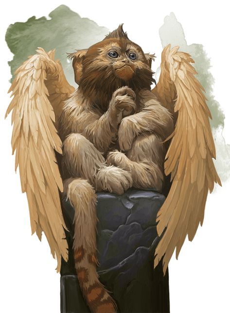 Monsters for Dungeons & Dragons (D&D) Fifth Edition (5e) - D&D Beyond Winged Monkeys, Monkey Art, Mythical Animal, Fantasy Beasts, Dnd Art, D&d Dungeons And Dragons, Flying Monkey, Fantasy Creatures Art, Fantasy Monster