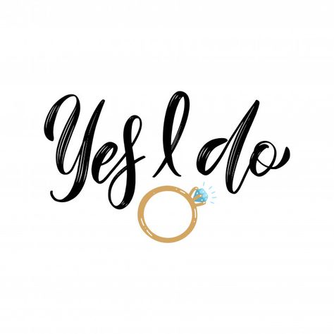 Yes i do proposal quote. engagement diam... | Premium Vector #Freepik #vector #wedding #party #love #design Proposal Quotes, Props Ideas, Bride Quotes, Engagement Quotes, Wedding Drawing, Rsvp Wedding, Wedding Logo Design, Couples Drawings, Couple Silhouette